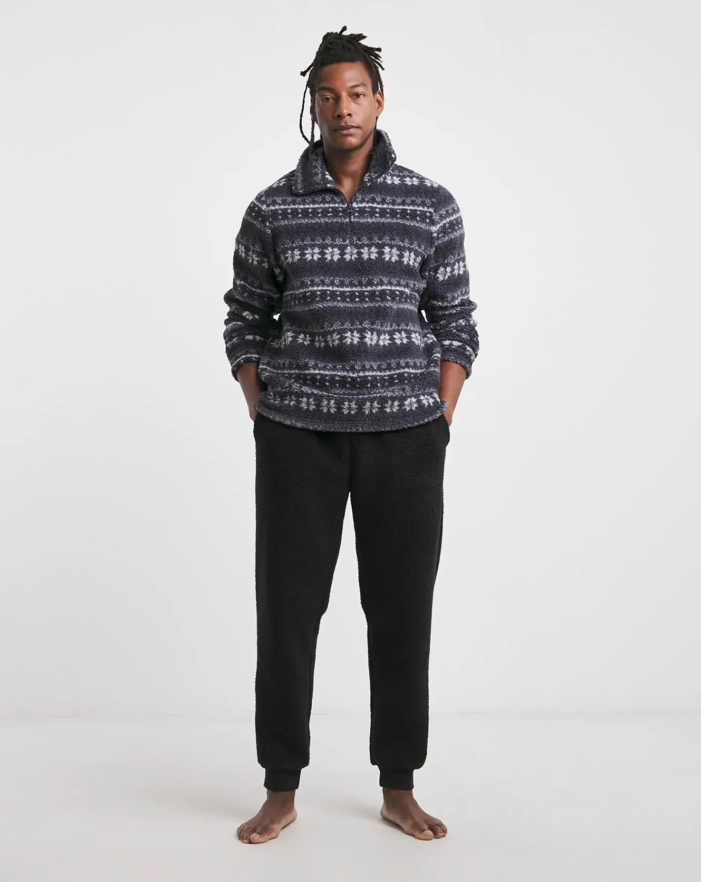 Jacamo Borg Fairisle Loungewear Set