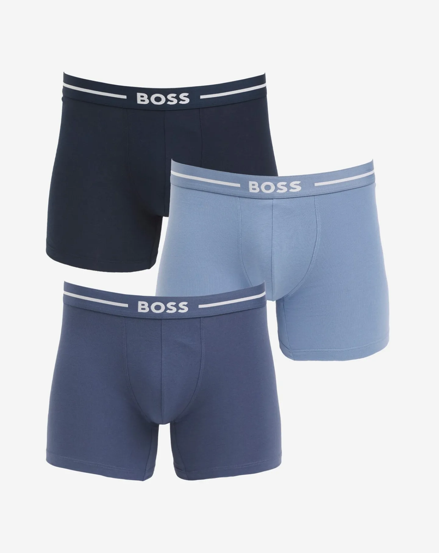 BOSS 3 Pack Black Bold Logo Boxer Brief