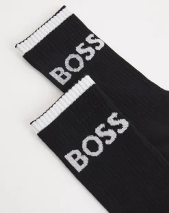 BOSS 6 Pack Black Sports Socks