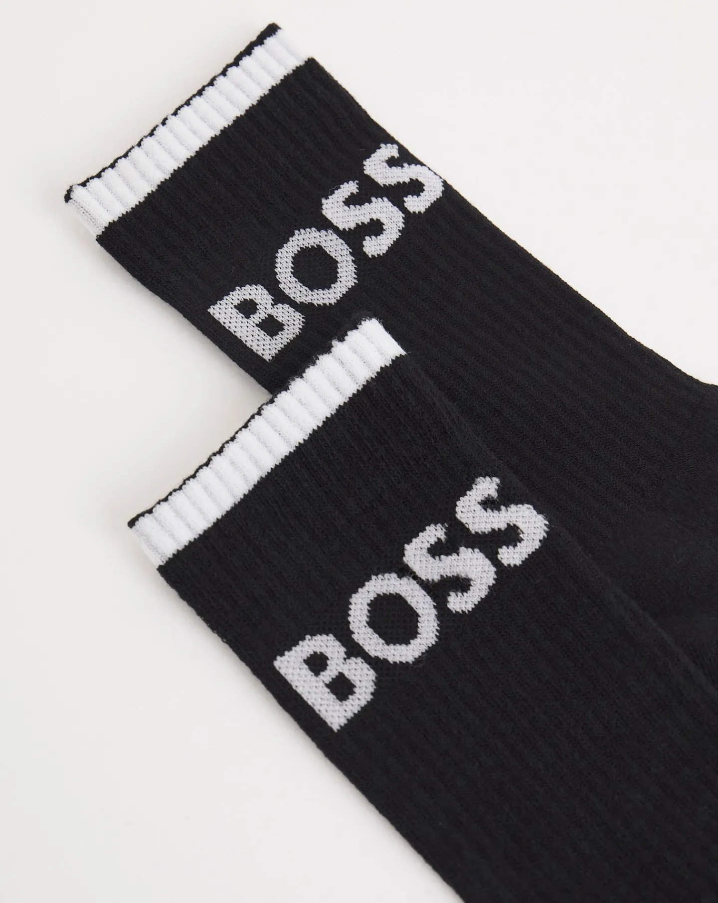 BOSS 6 Pack Black Sports Socks
