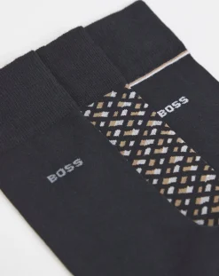 BOSS 4 Pack Monogram Sock Gift Set