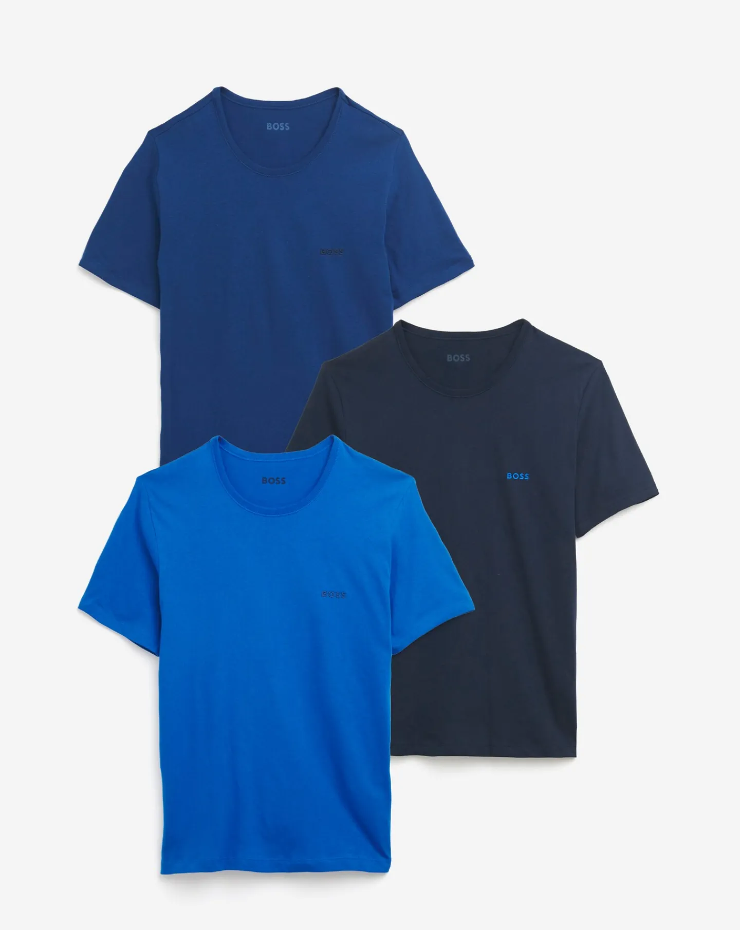BOSS 3 Pack Short Sleeve Logo Lounge T-Shirt
