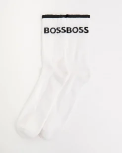 BOSS 6 Pack White Sports Socks