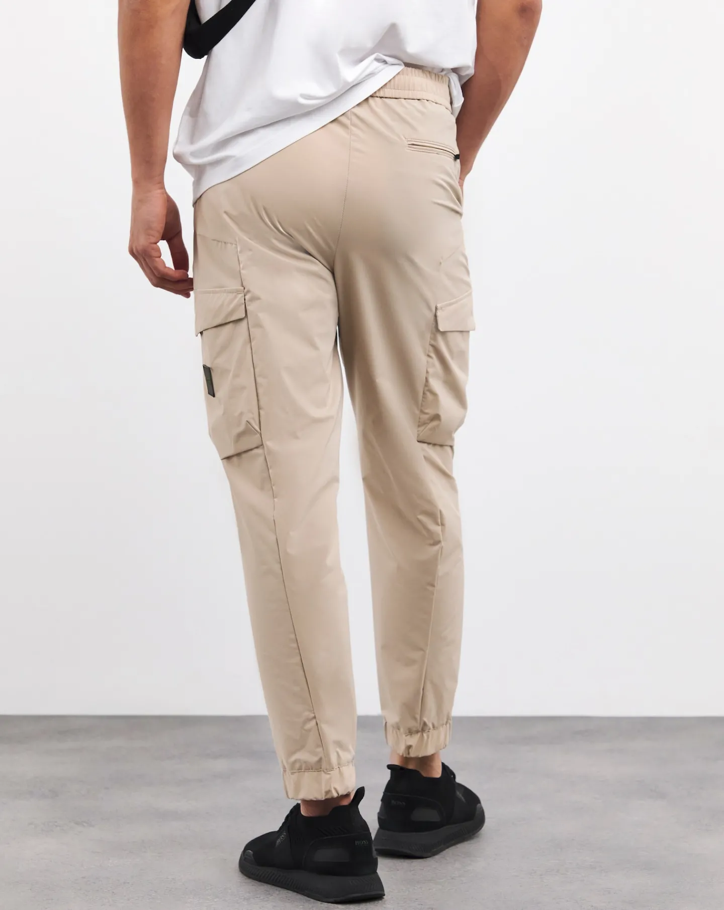BOSS Beige Cargo Trouser