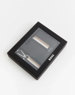 BOSS Iconic Keyring & Wallet Gift Set