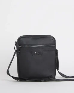 BOSS Leather Cross Body Bag