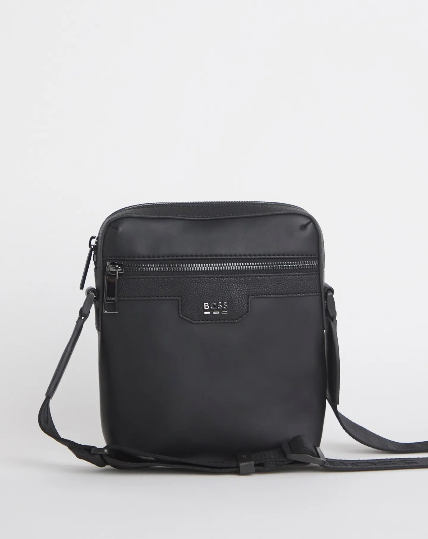 BOSS Leather Cross Body Bag
