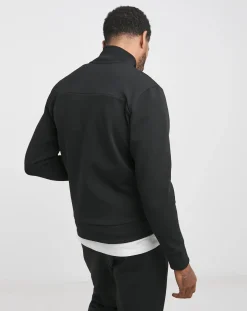 BOSS Stripe Full Zip Sweat Top