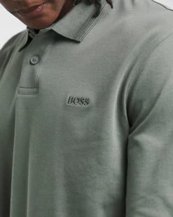 BOSS Classic Long Sleeve Interlock Polo