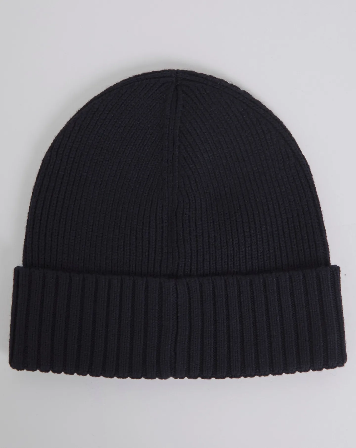 BOSS Dark Blue Logo Knitted Hat