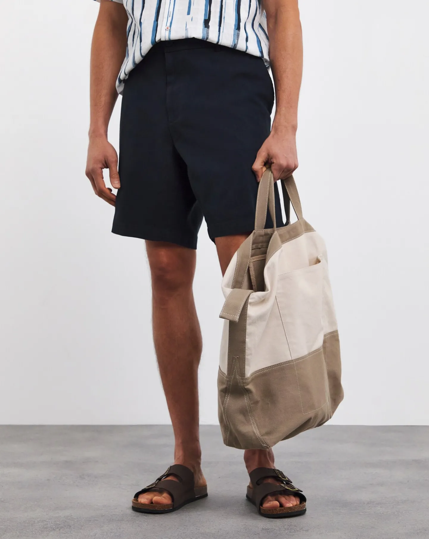 BOSS Dark Blue Twill Short