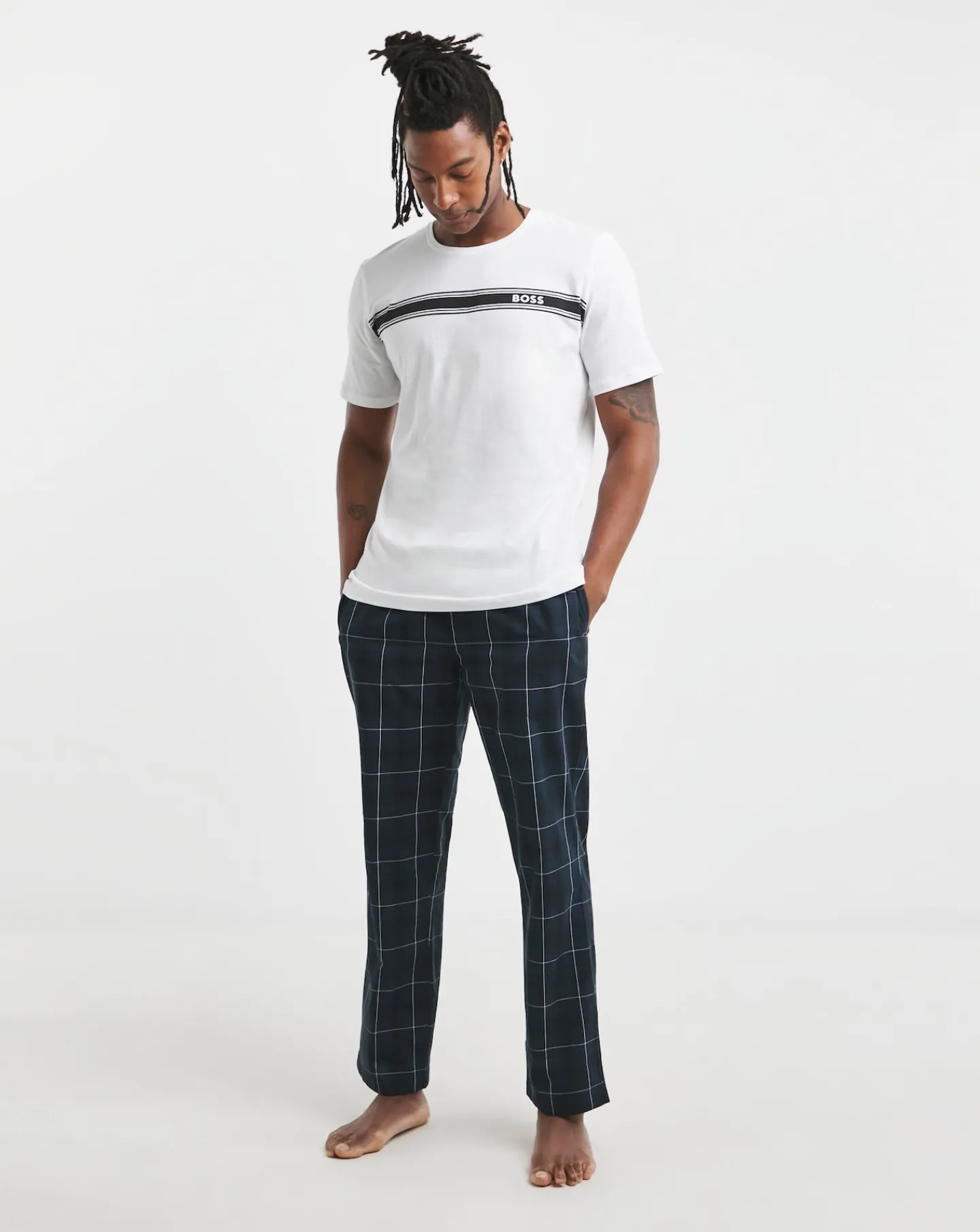 BOSS Dark Blue Urban Lounge Pants