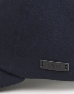 BOSS Dark Blue Wool Cap