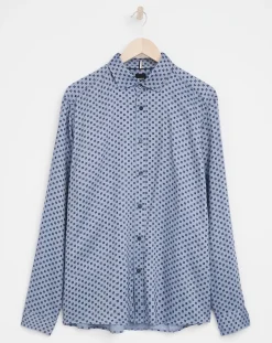 BOSS Geo Print Stretch Shirt