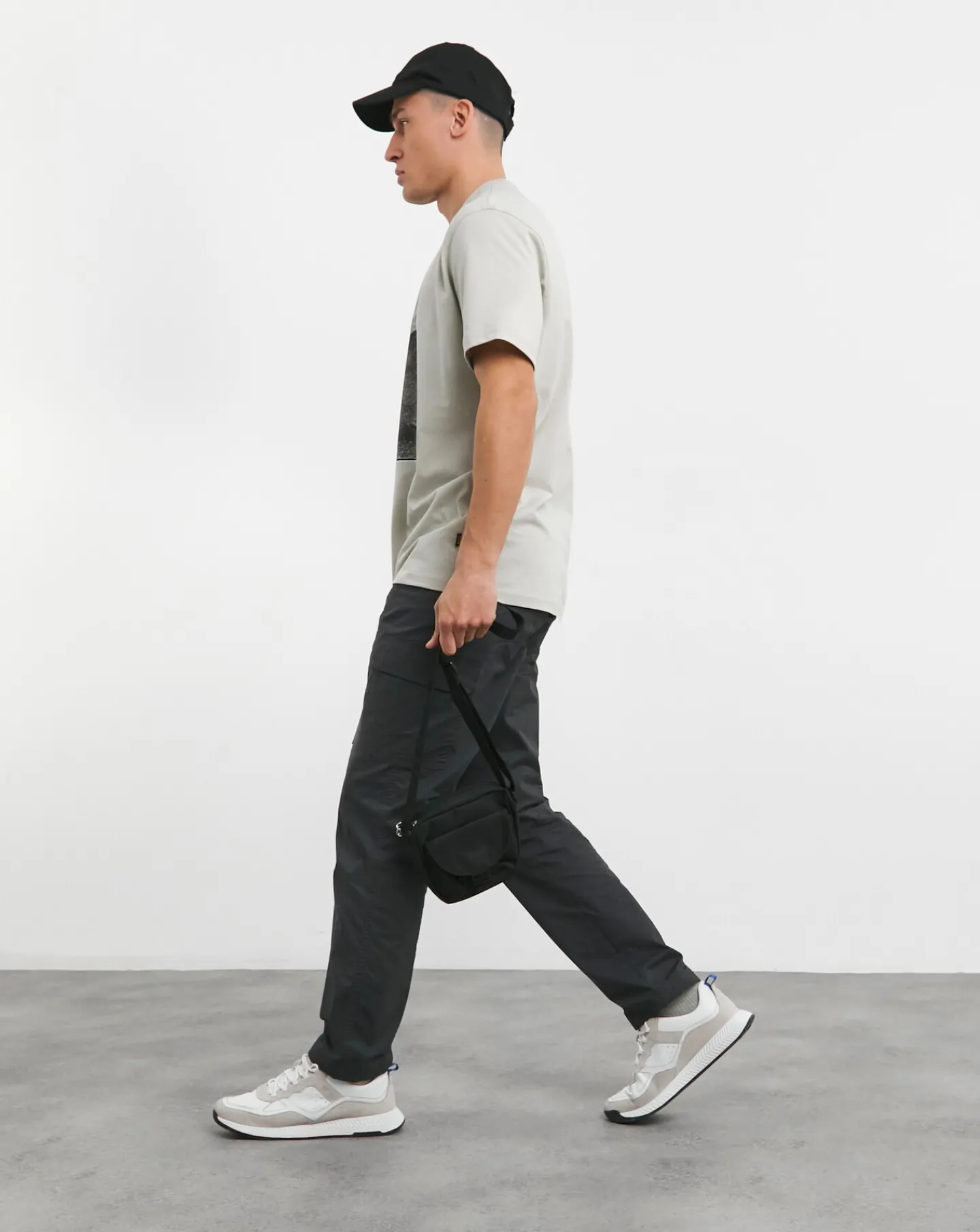 BOSS Graphic Print Beige T-shirt