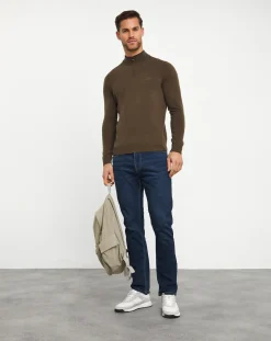 BOSS Half Zip Knit Jumper