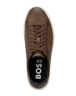 BOSS Kieran Leather Trainer