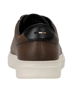 BOSS Kieran Leather Trainer