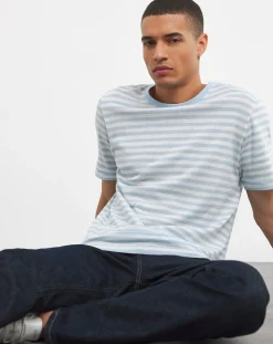 BOSS Linen Mix Crew Neck T-shirt