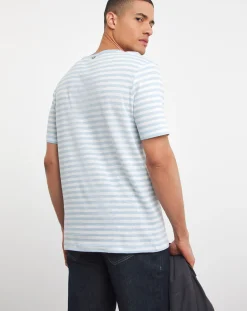 BOSS Linen Mix Crew Neck T-shirt