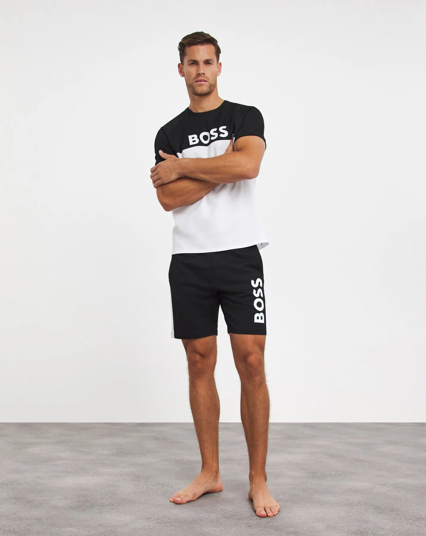 BOSS Logo Lounge Sweat Shorts