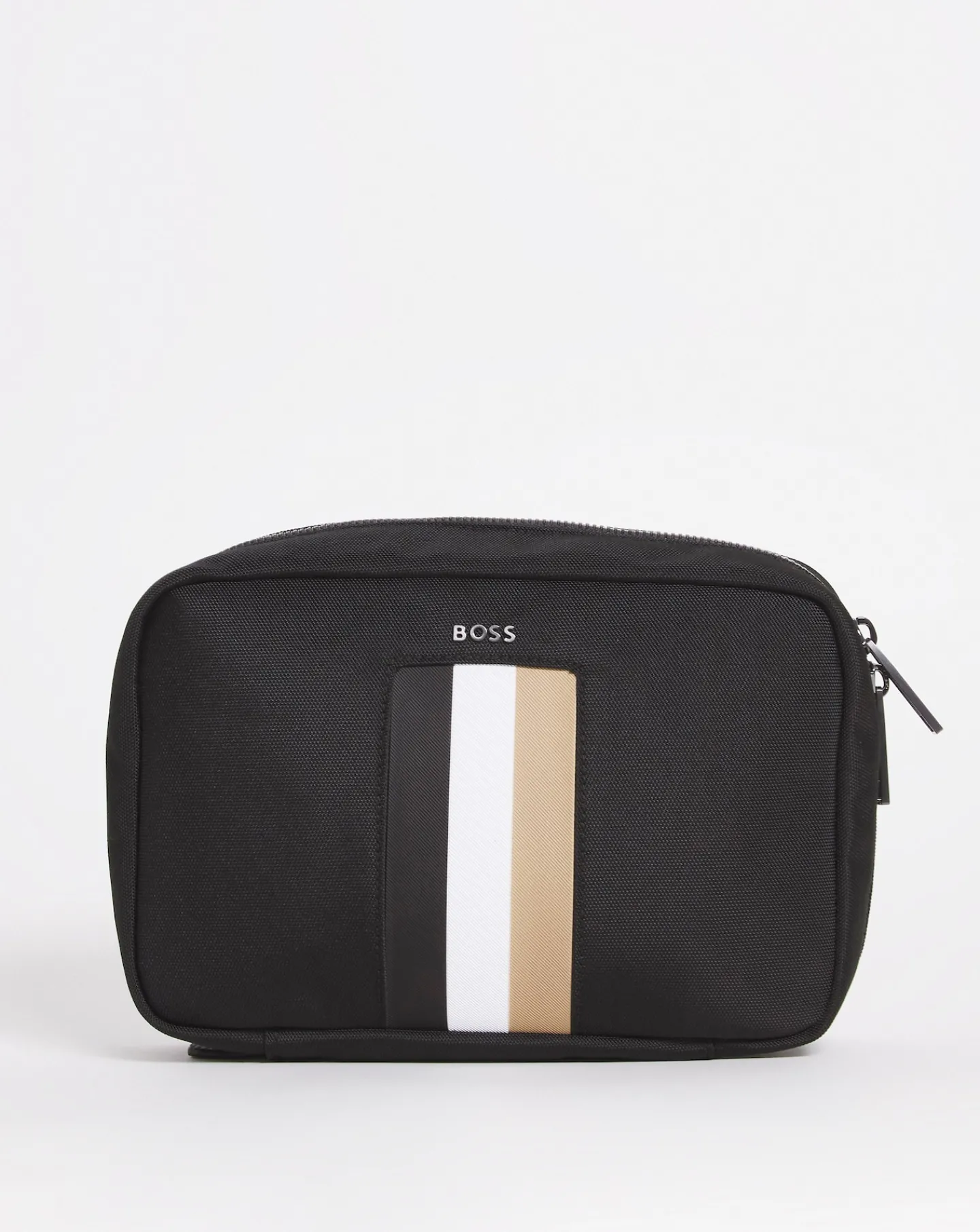 BOSS Logo Stripe Washbag