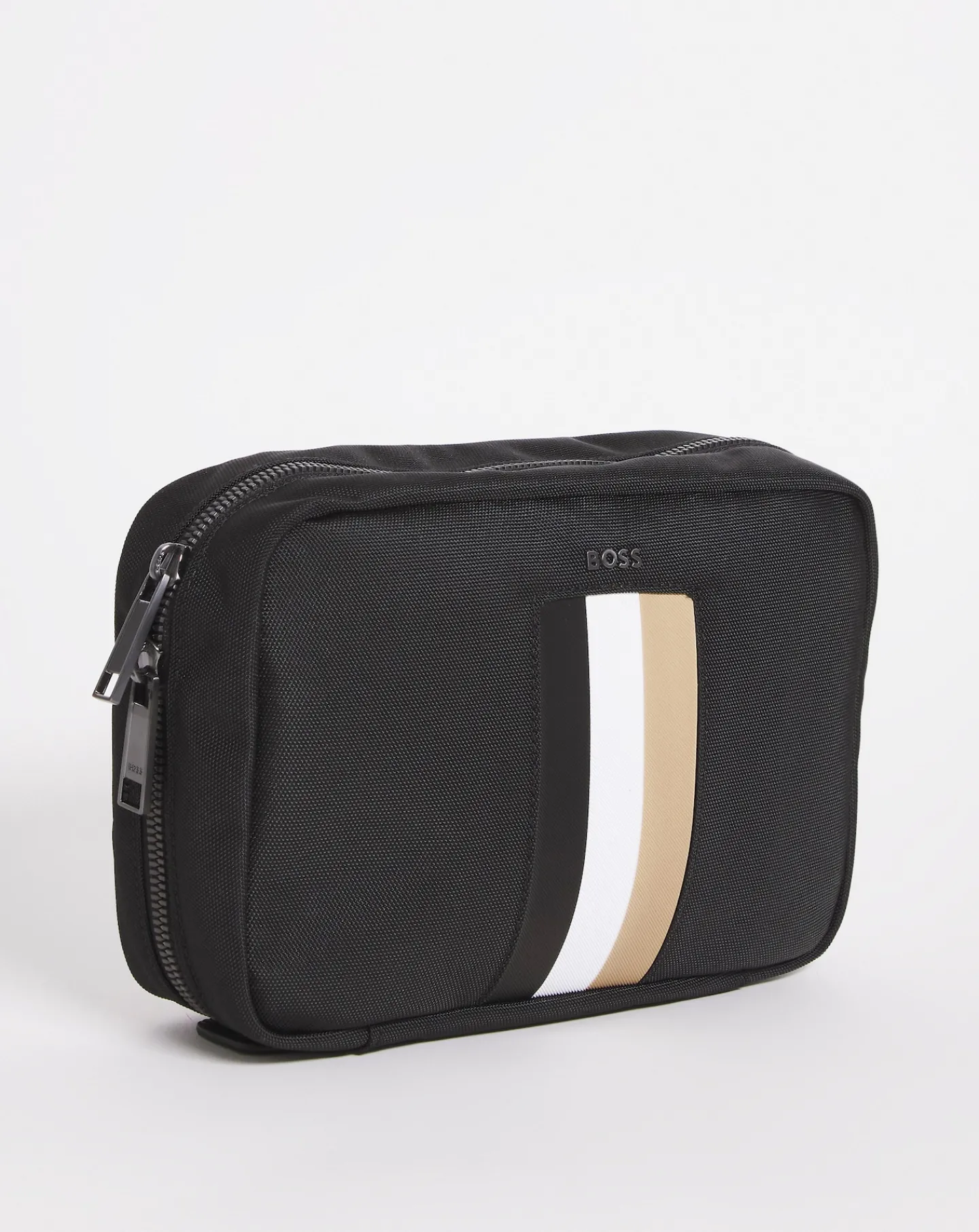 BOSS Logo Stripe Washbag