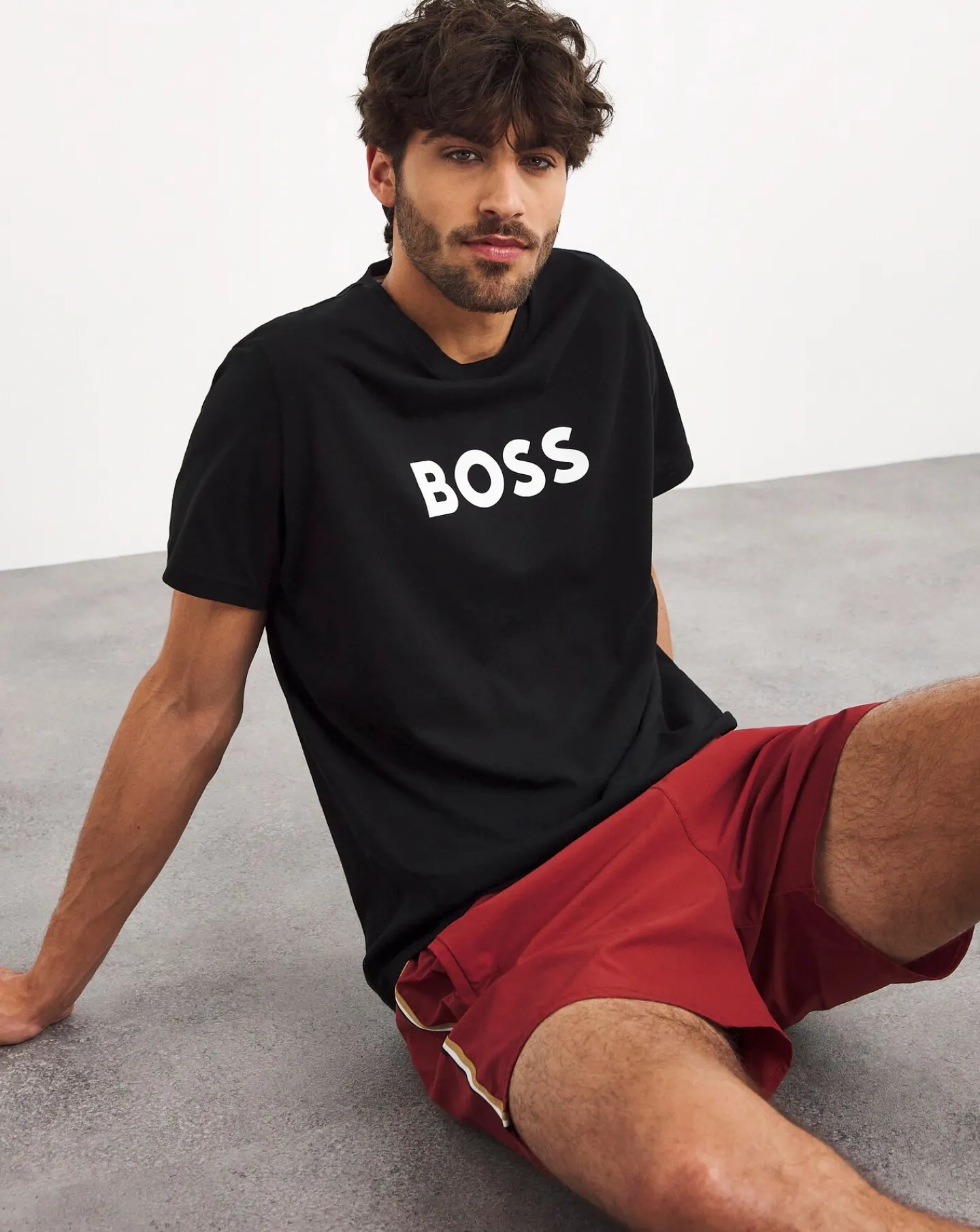 BOSS Logo Swim T-shirt