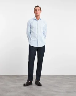 BOSS Long Sleeve Regular Ft Stripe Shirt