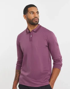 BOSS Long Sleeve Tipped Collar Polo