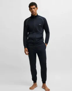 BOSS Mix & Match Logo Lounge Jacket in
