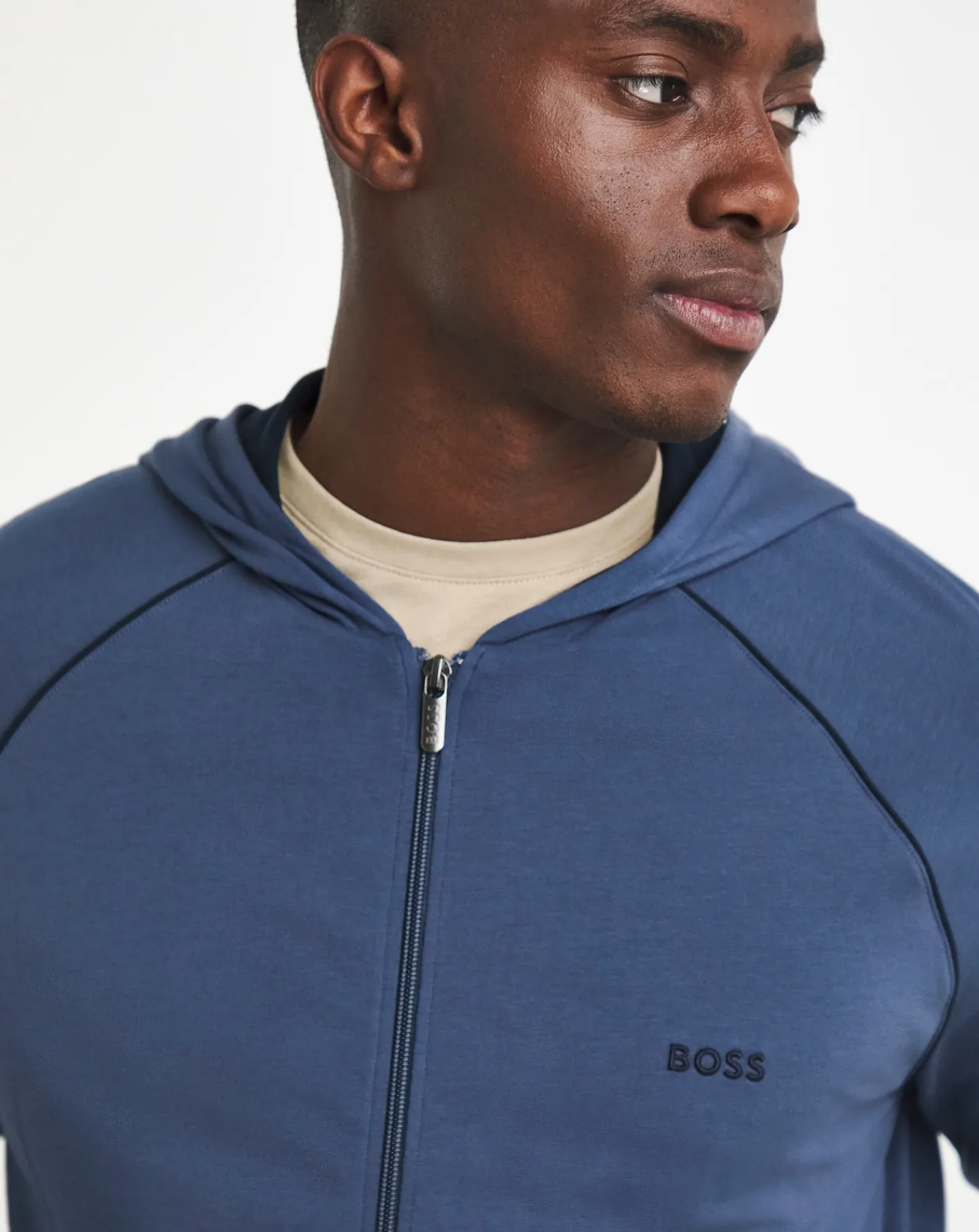 BOSS Mix & Match Navy Lounge Hoodie