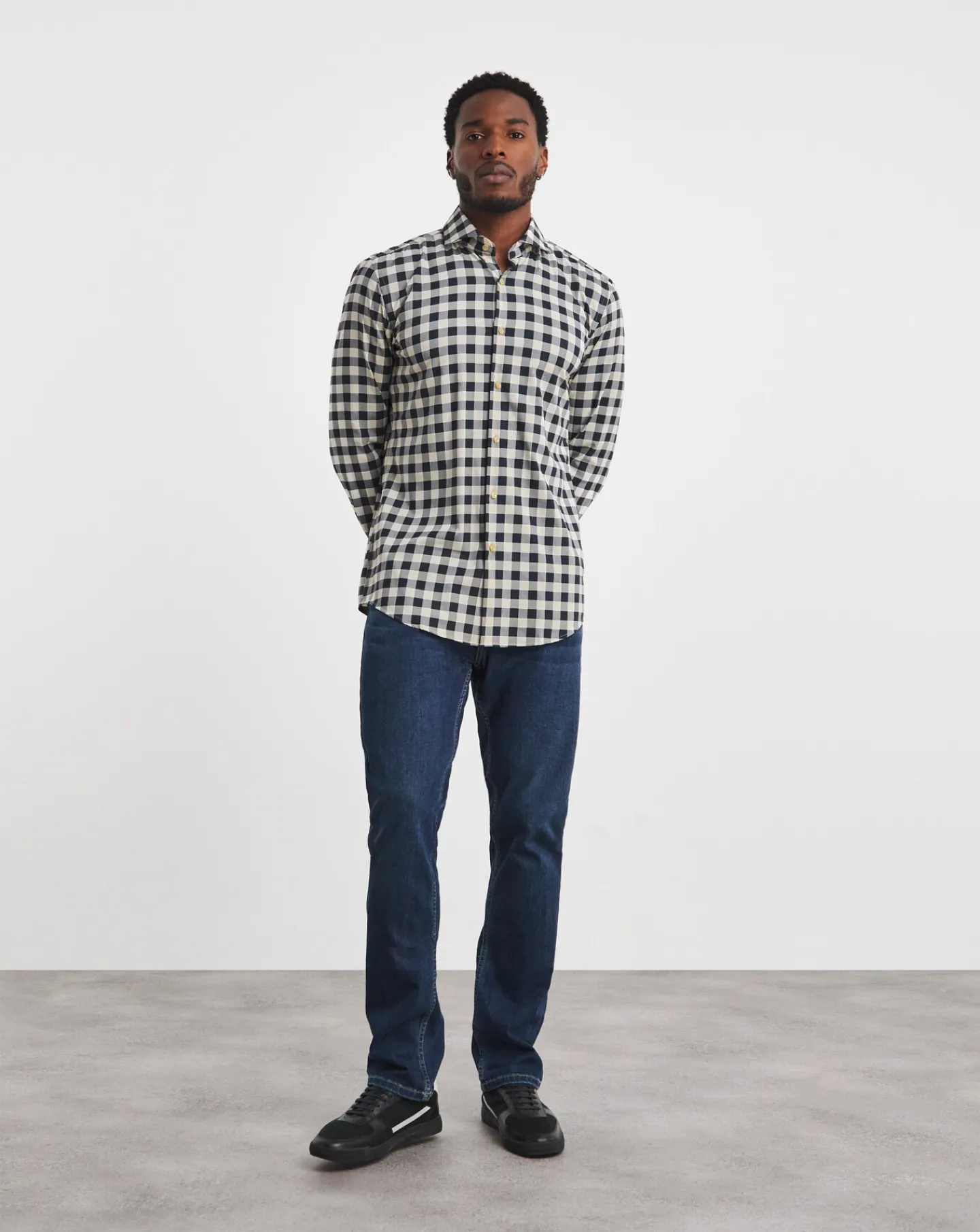 BOSS Check Long Sleeve Shirt