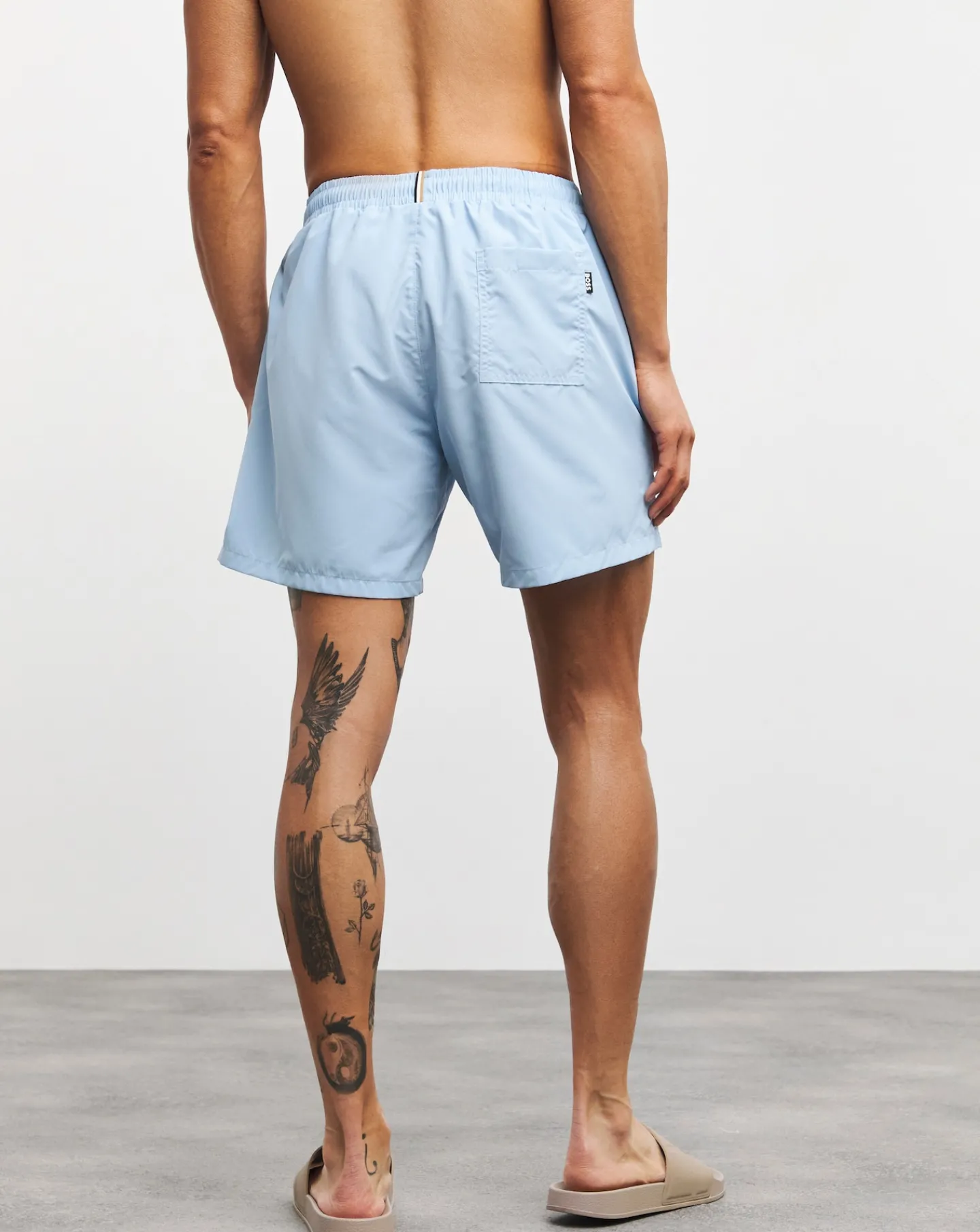 BOSS Pale Blue Swim Short