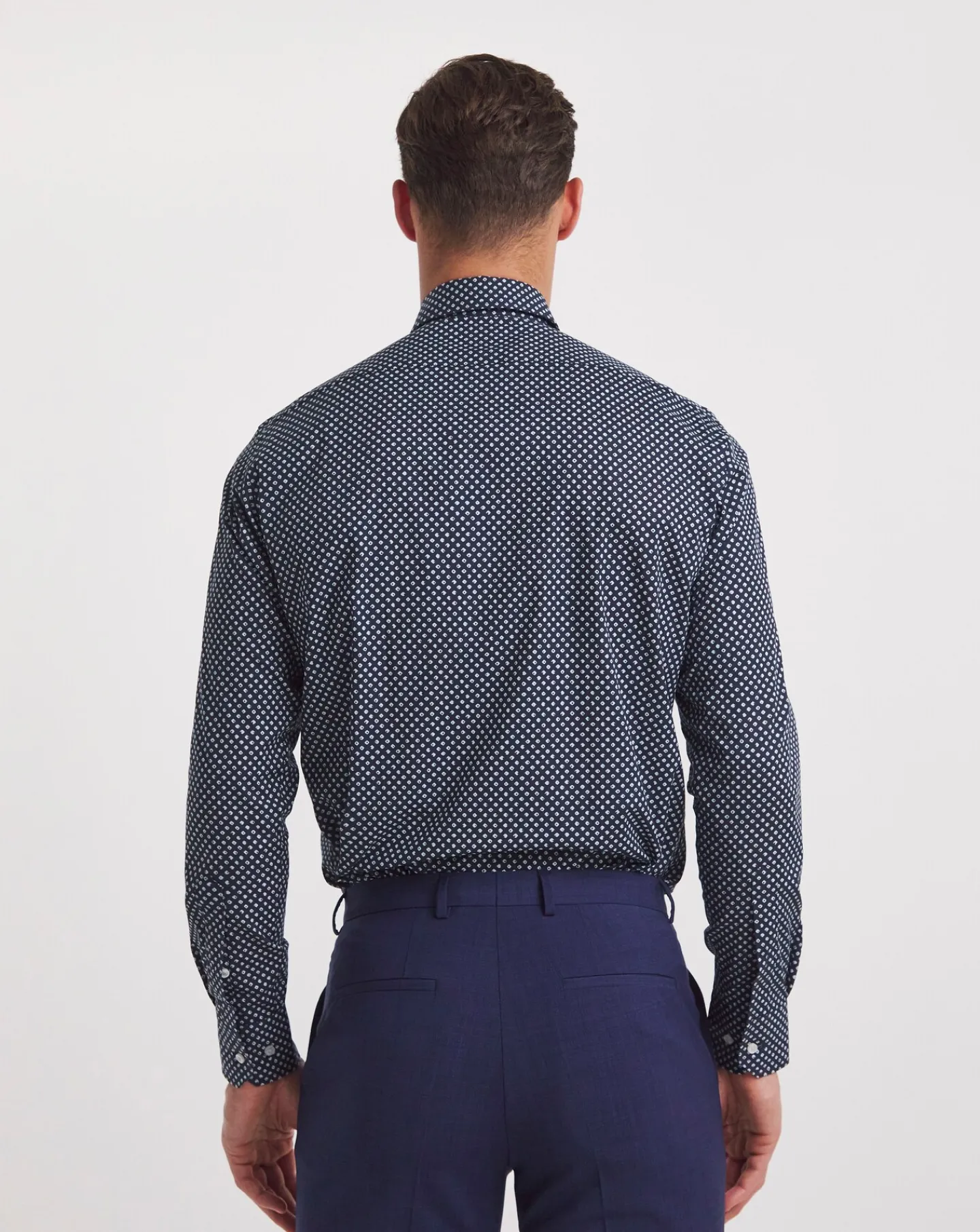 BOSS Regular Fit Printed Formal Shirt