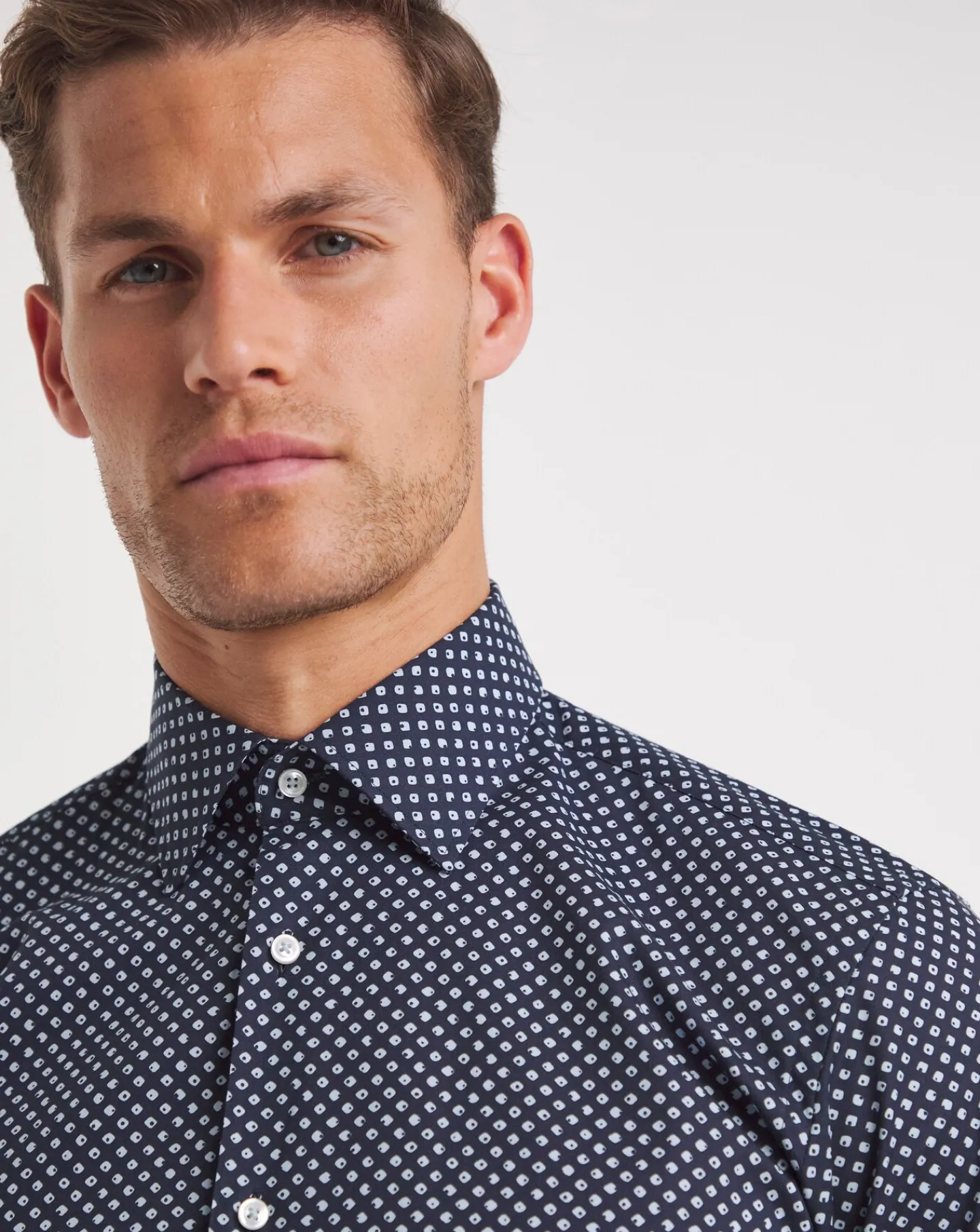 BOSS Regular Fit Printed Formal Shirt