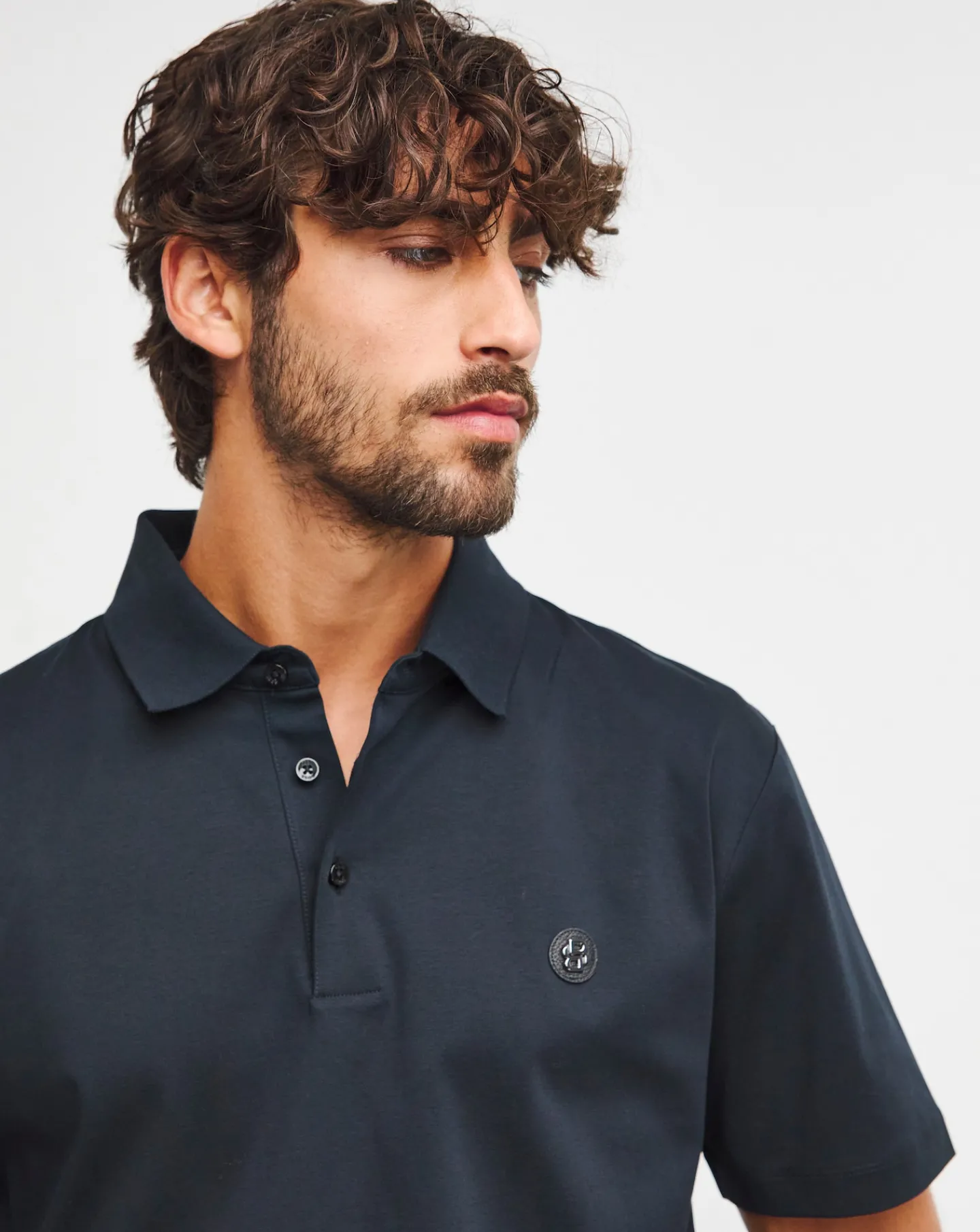 BOSS Short Sleeve BB Metallic Logo Polo