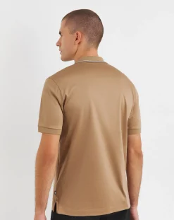 BOSS Short Sleeve Tipped Collar Polo
