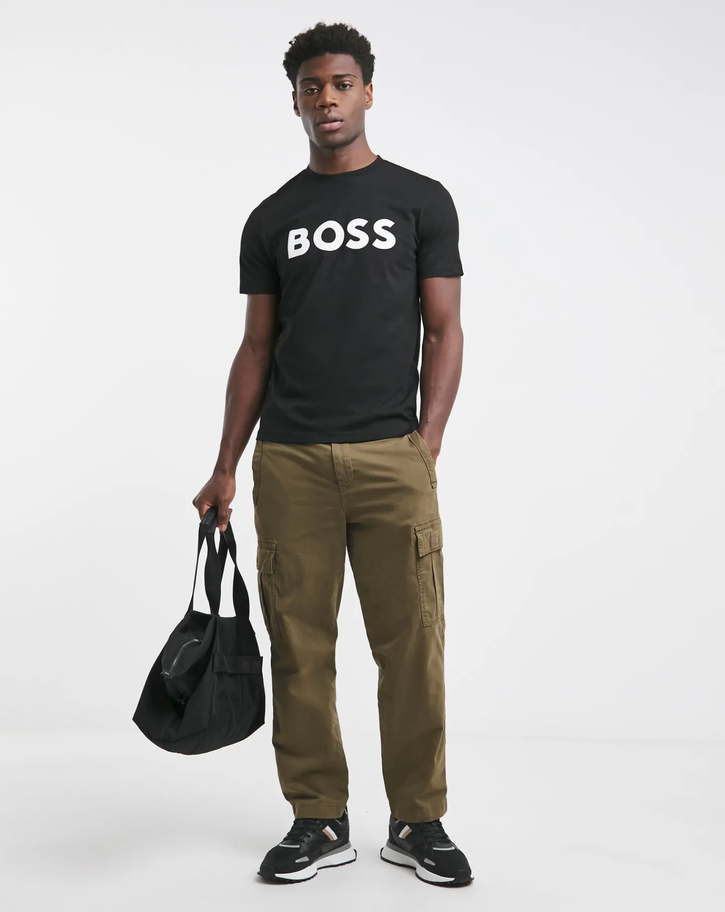 BOSS Short Sleeve Large Logo T-Shirt