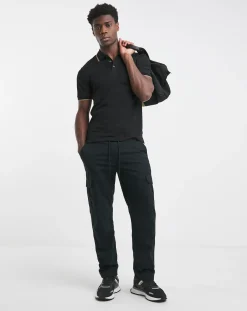 BOSS Short Sleeve Tipped Collar Polo