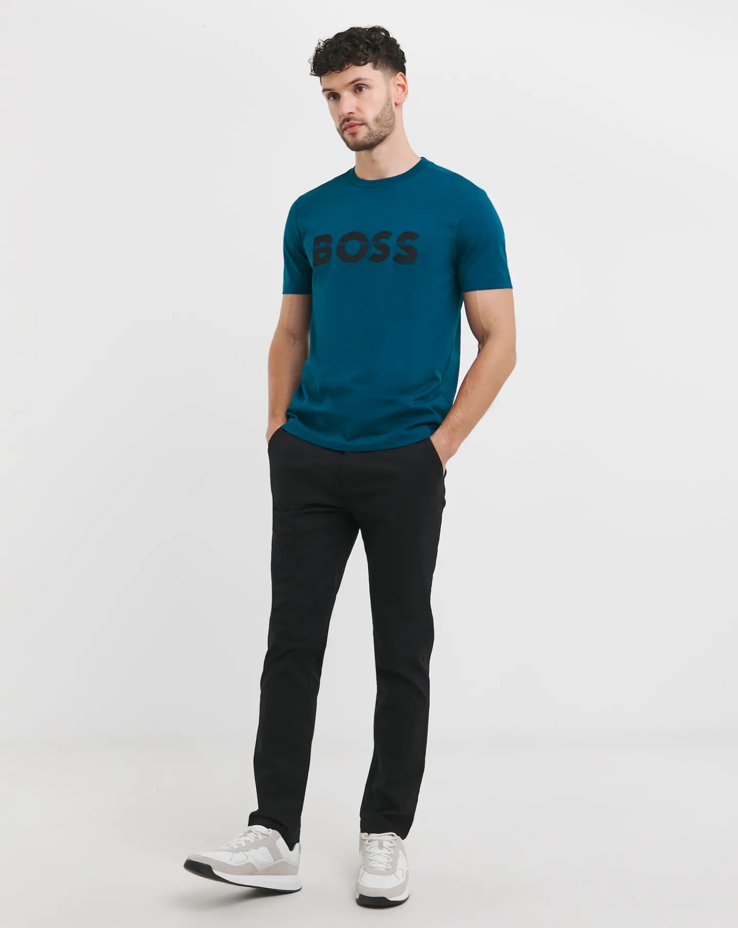 BOSS Short Sleeve Raised Logo T-Shirt