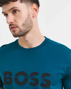 BOSS Short Sleeve Raised Logo T-Shirt