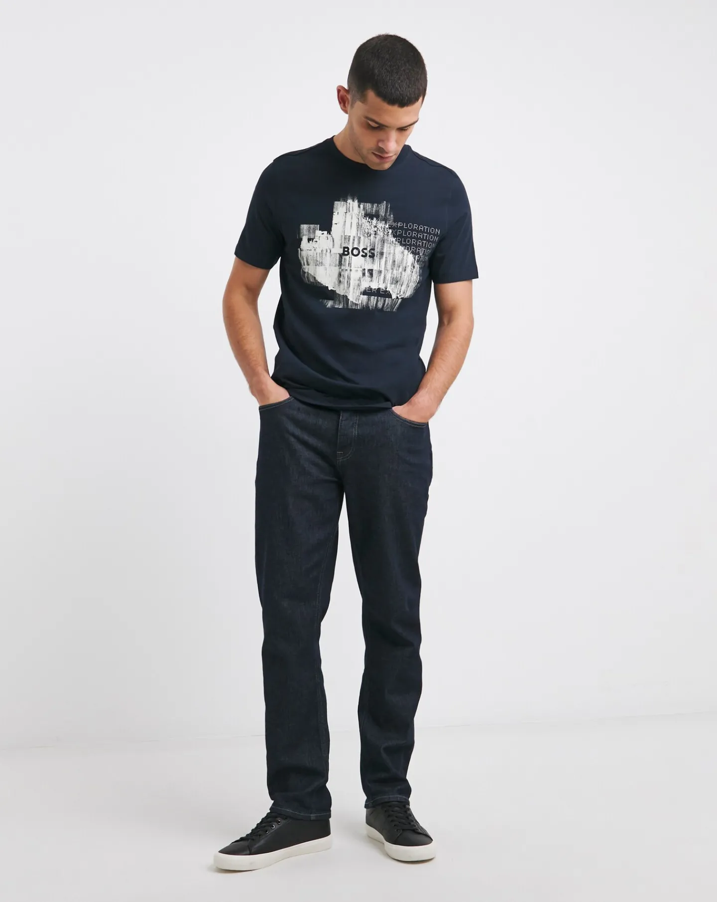 BOSS Short Sleeve Graphic Print T-Shirt