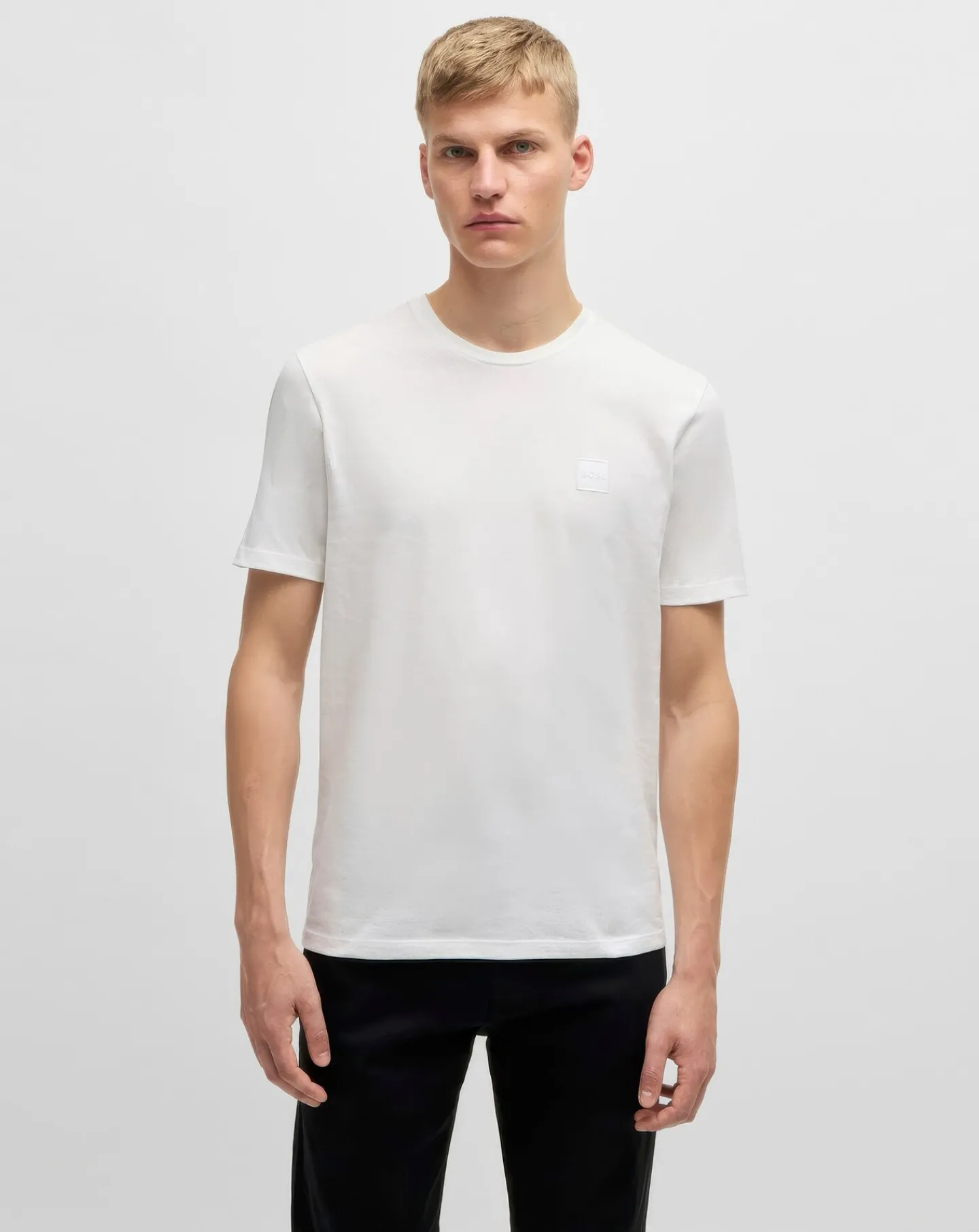 BOSS Short Sleeve Logo Patch T-Shirt in