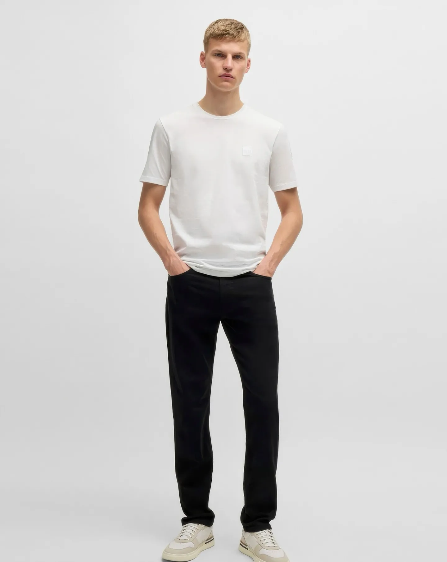 BOSS Short Sleeve Logo Patch T-Shirt in