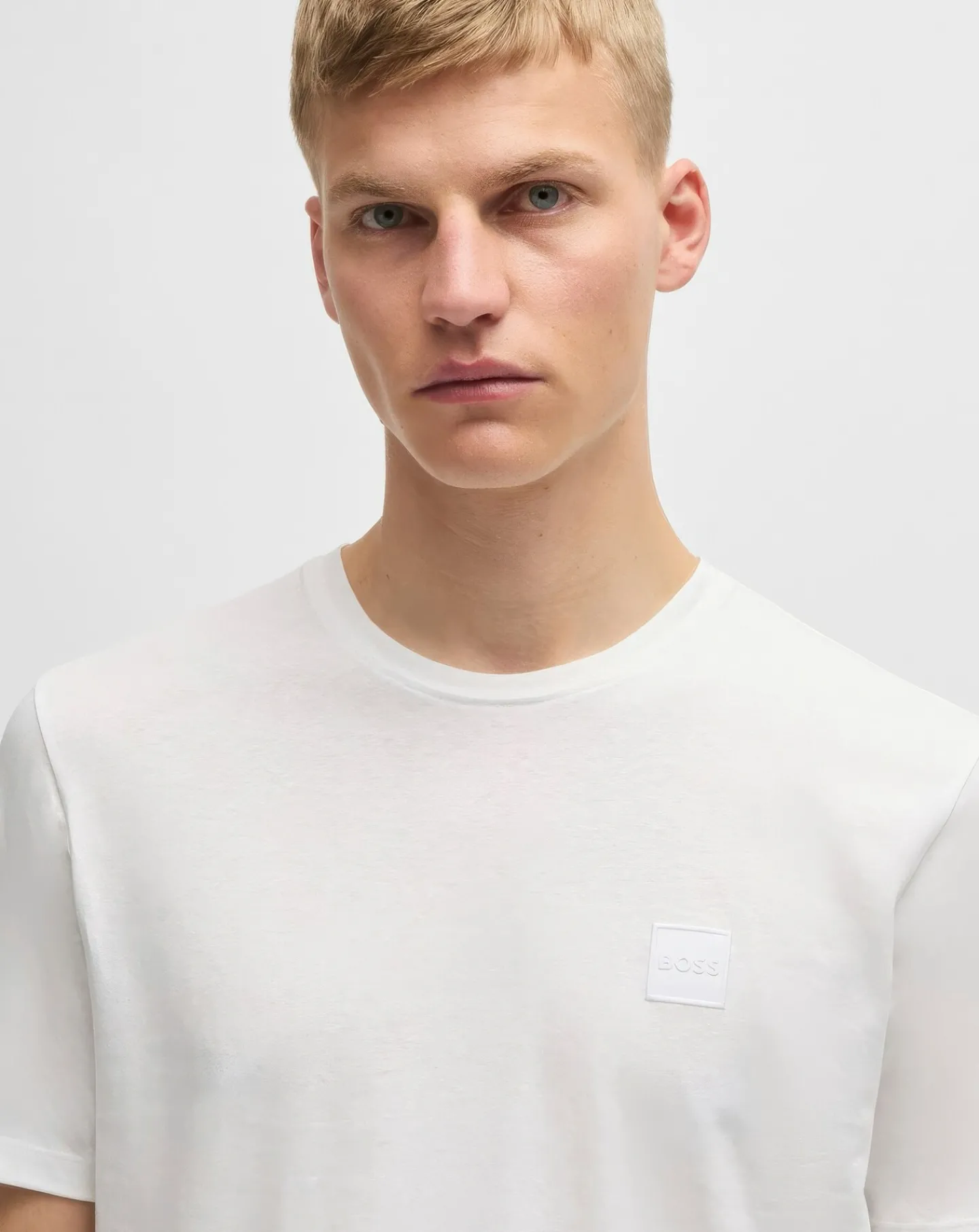 BOSS Short Sleeve Logo Patch T-Shirt in