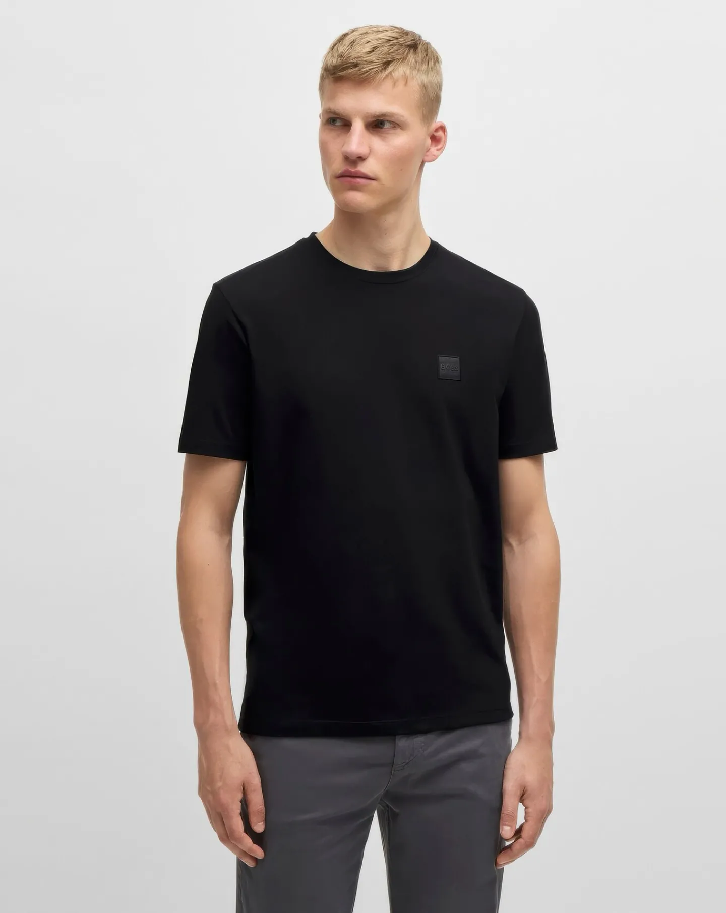 BOSS Short Sleeve Logo Patch T-Shirt in