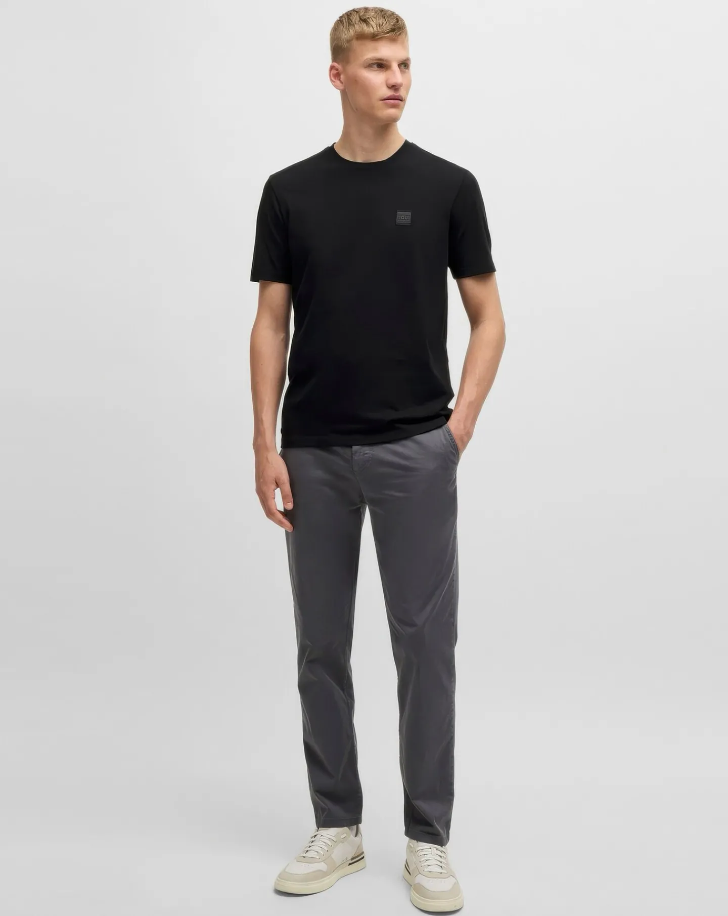 BOSS Short Sleeve Logo Patch T-Shirt in