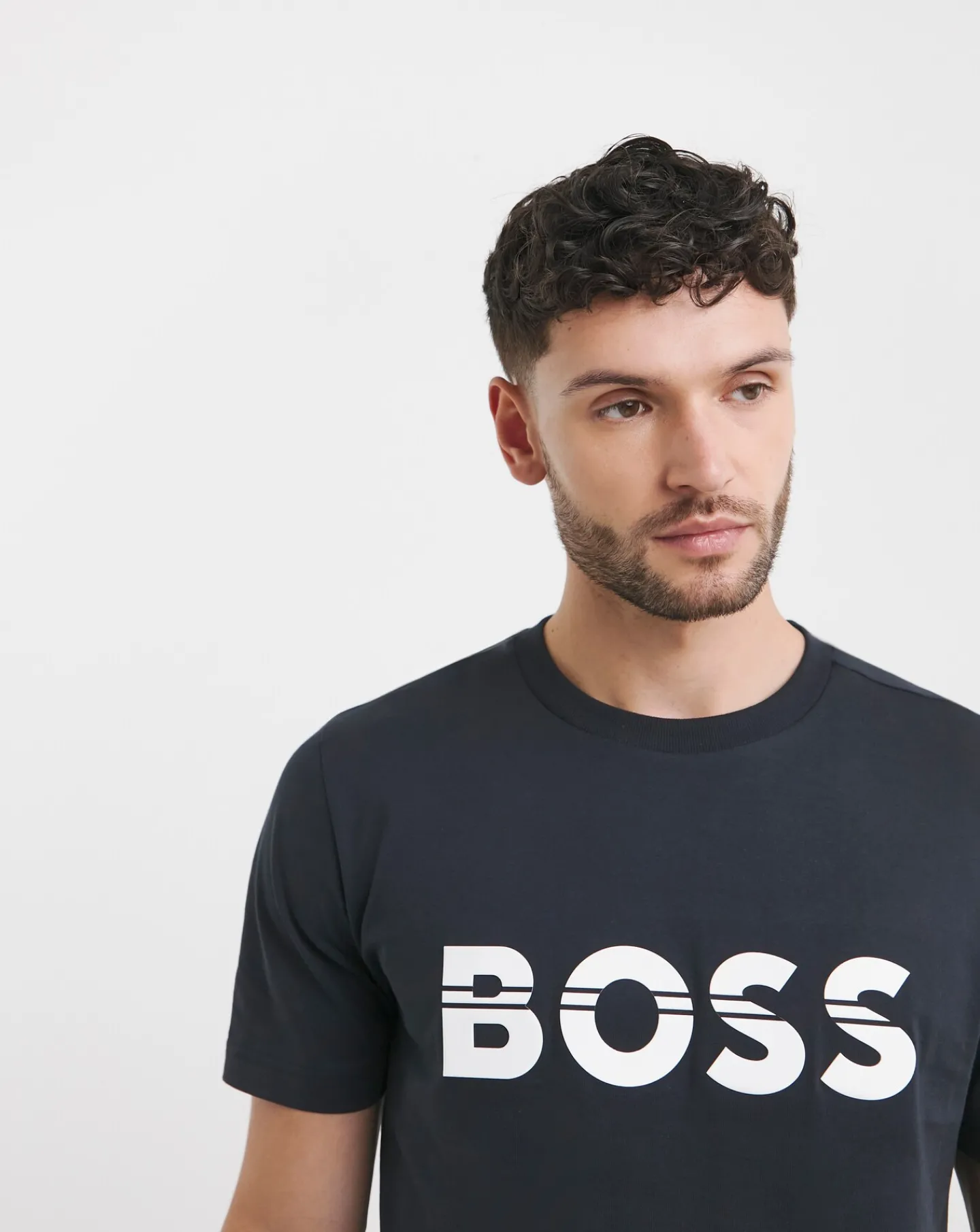 BOSS Short Sleeve Raised Logo T-Shirt