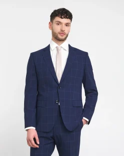 BOSS Slim Fit Check Suit Jacket